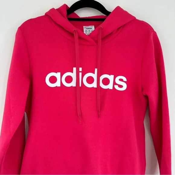 NWOT Adidas Hoodie Coral Red Size Medium - Picture 7 of 7